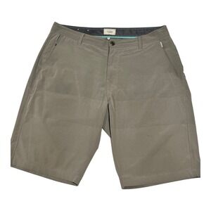 7 Diamonds‎ Men's Gray Performance Golf Shorts Size 34 Lightweight Casual